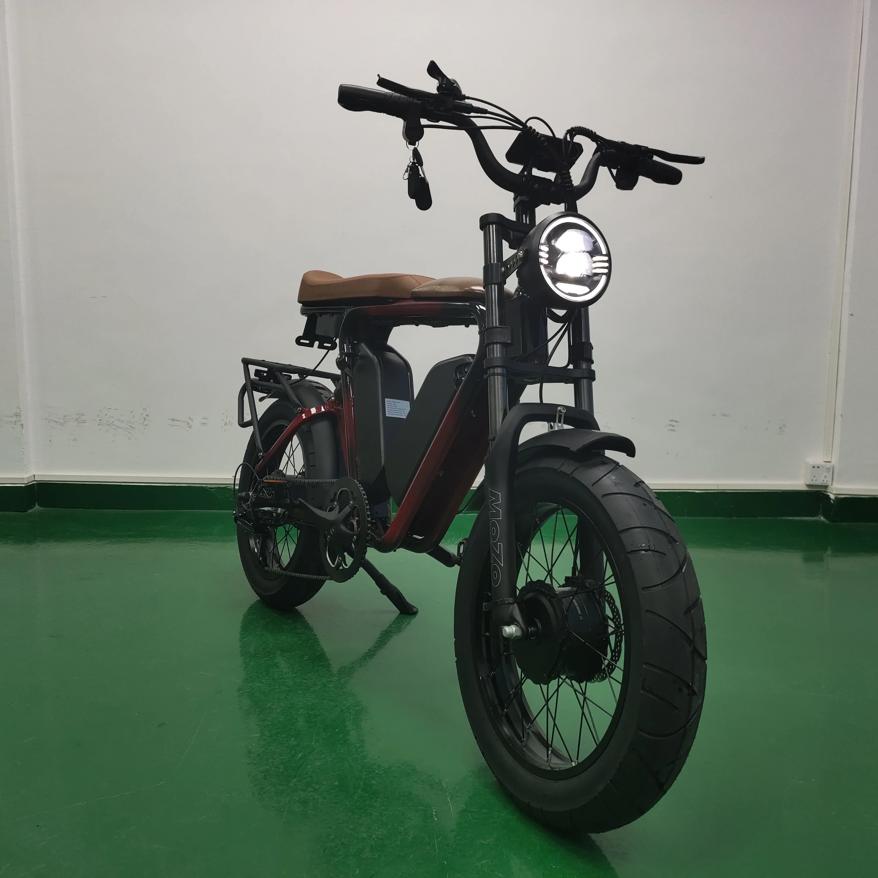 Dual Motor 20 Inch Fat Tire 48v1000w  48v 22ah*2  Dual Batteries  Electric Bike City Bike Electric Fat Bike