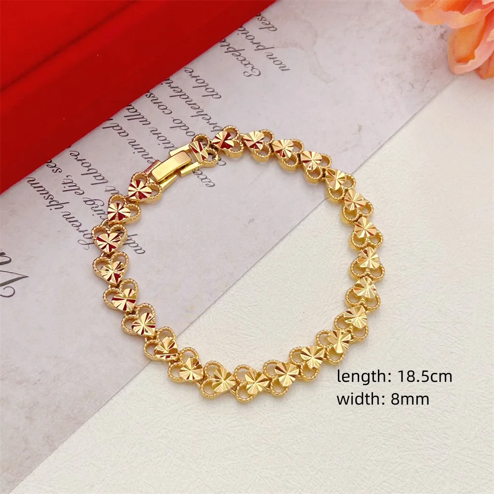 Fashion 18K 20K 22K Multi-Style Brass Gold Plated Bracelet Luxury Women Jewelry Bracelet For Birthday Gift