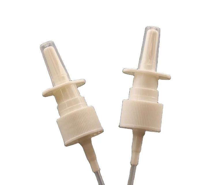 Plastic Nasal Sprayer Dosage 0.12-0.14ml/t Nose Sprayer Medical Sprayer Bottle Stopper for Medical Usage Non Spill Accept