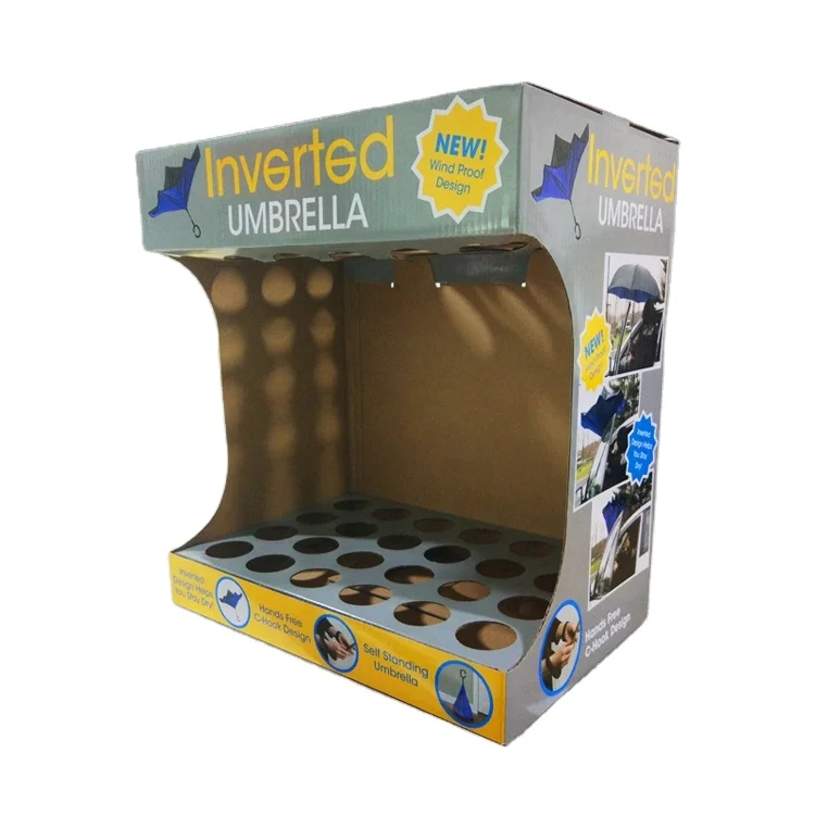 hot sale pop customized recyclable cardboard stationery display stand