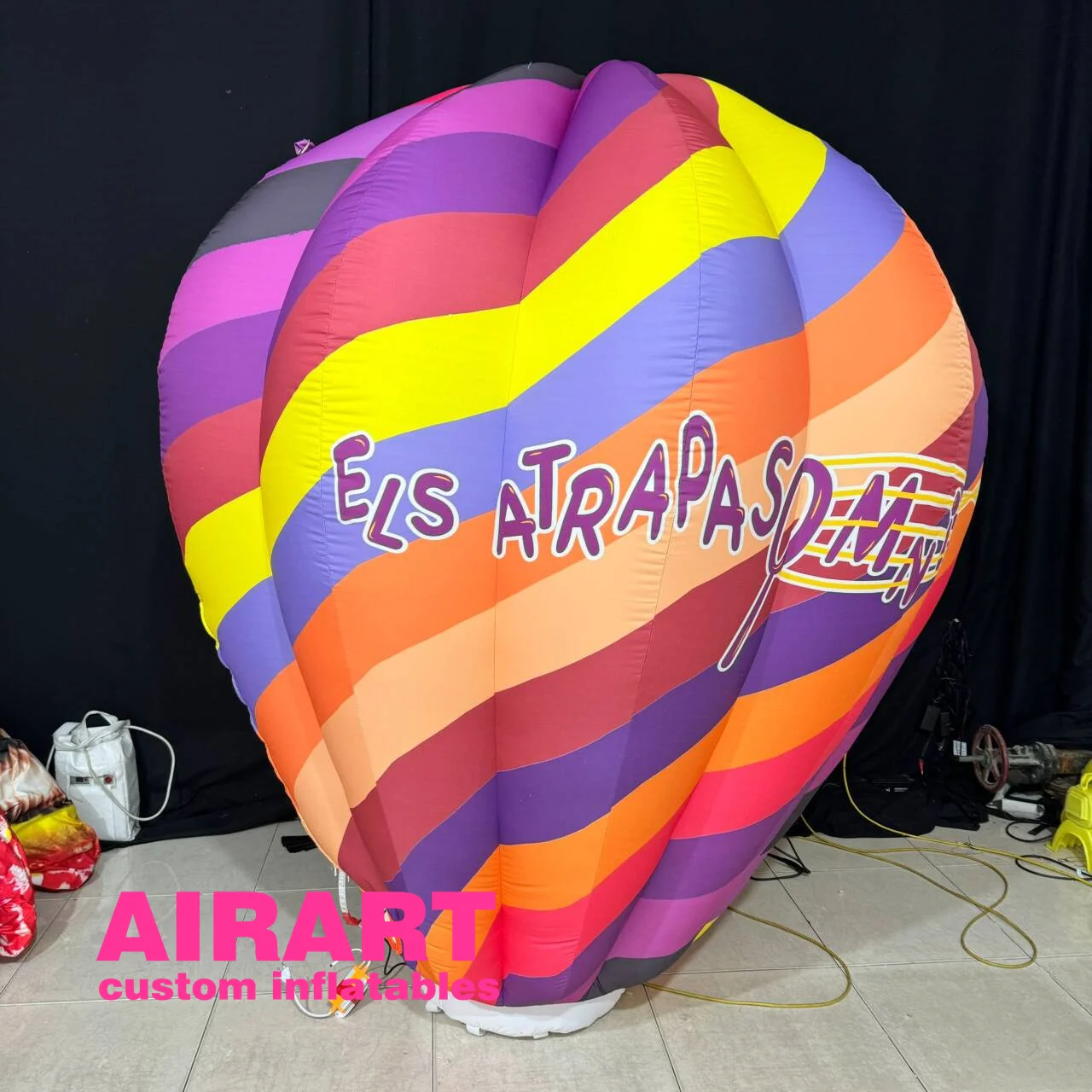 inflatable hot air shape balloon,giant inflatable ground logo billboard balloon for roof decoration