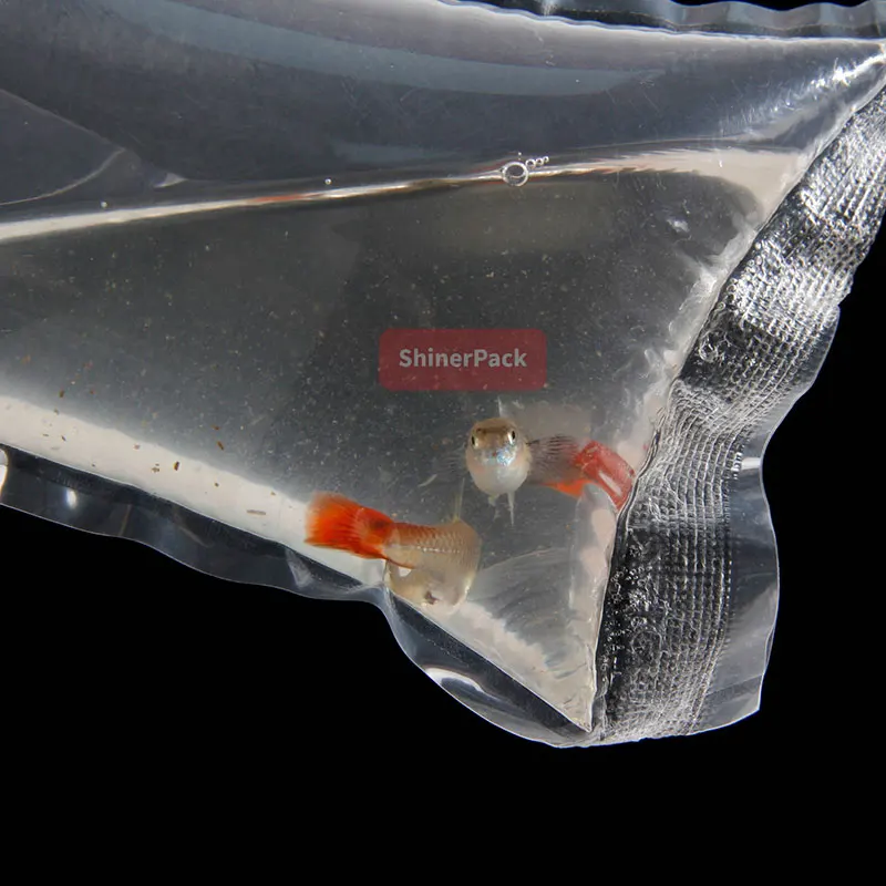Factory Hot Sale Live Fish Packing Air Cushion Bag Filling Packaging For Seafood Living Fish