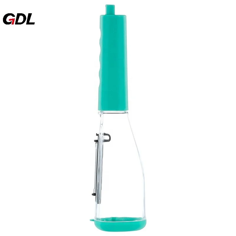 Multi functional veggie fruit carrot peeler machine storage peeler with a container orange plastic peeler