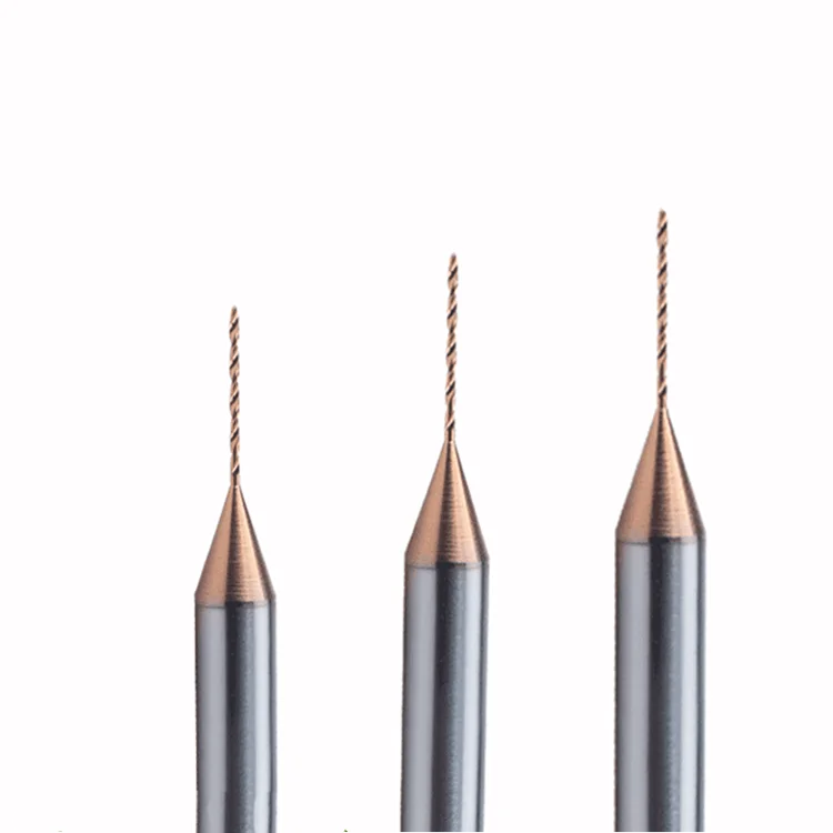 JR129 CNC cutting tools high quality 0.15-0.3mm diameter fixed 3mm shank coating carbide micro drill bits for PCB