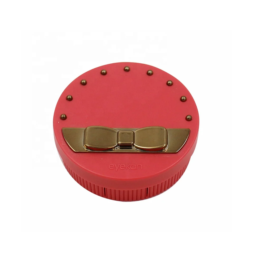 kaida contact lens box factory directly selling clear contact eye lenses plastic contact lens case