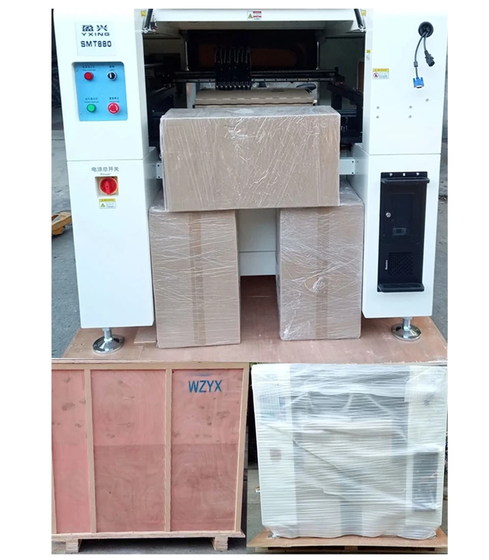  LED Bulb Making Machine YX Pick and Place SMT880 Assembly Line with 8
