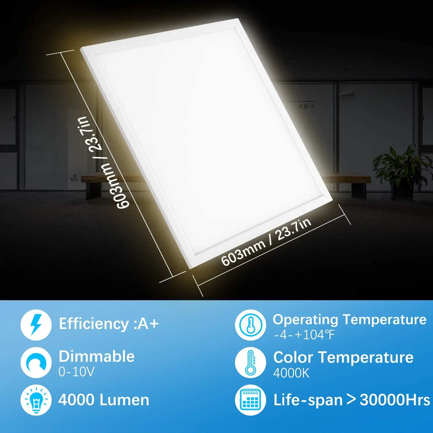 Factory direct sale 2x2 price long life rgb super slim cct ceiling video 90 cri 180w hans grow Back lit led panel book light