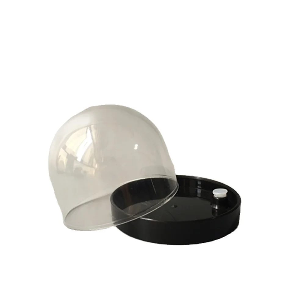 
cheap wholesale empty plastic snow dome for custom DIY 