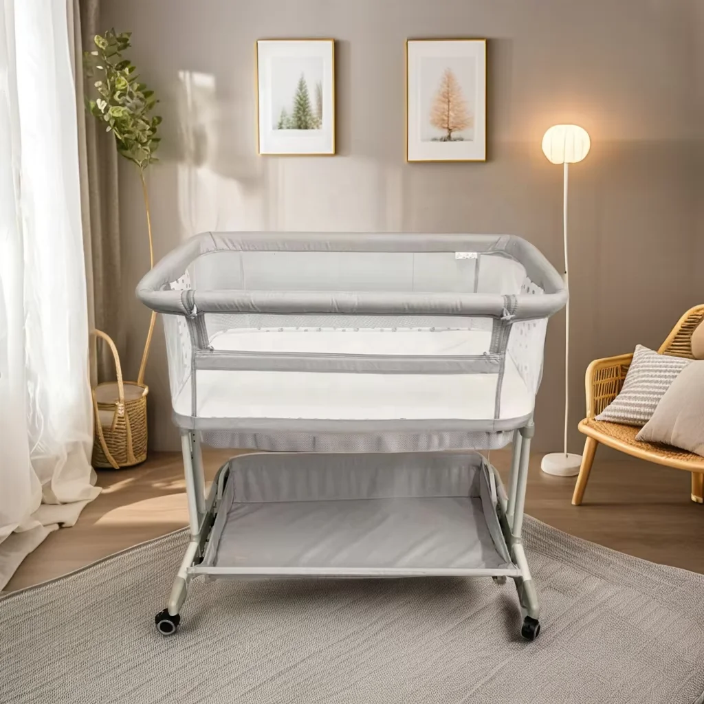 High Quality Portable Baby Bassinet Cot Factory-Customized CNC Machining Services Laser Cut Sheet Metal Aluminum Plate Welding