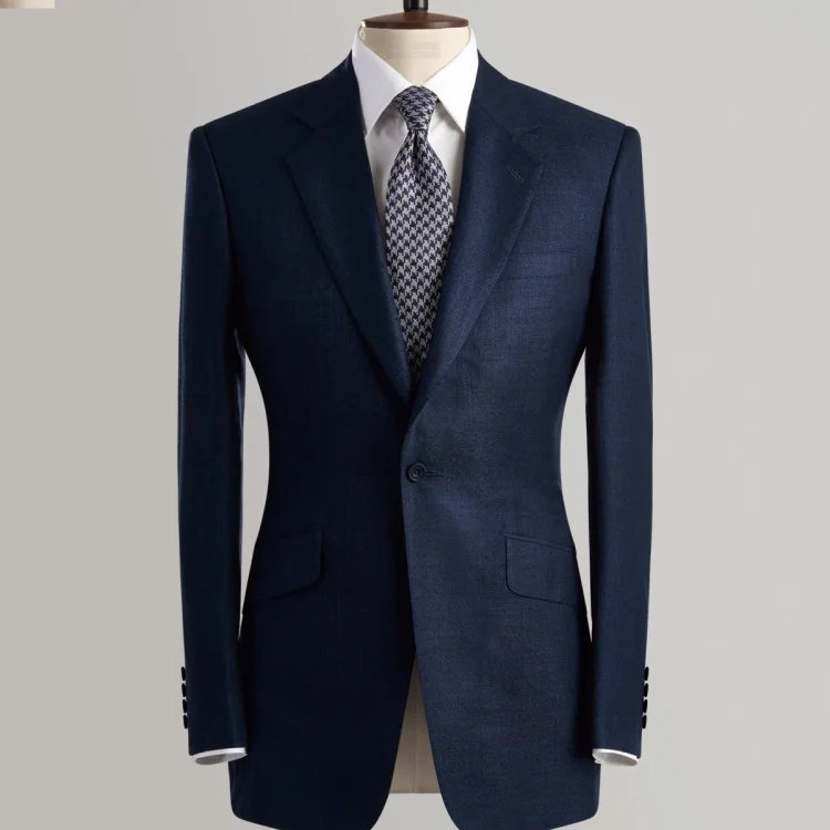 Мужской холщовый однобортный смокинг MTM CMT, индивидуальный пошив, наполовину ручной работы, Офисная форма, костюмы из трех предметов