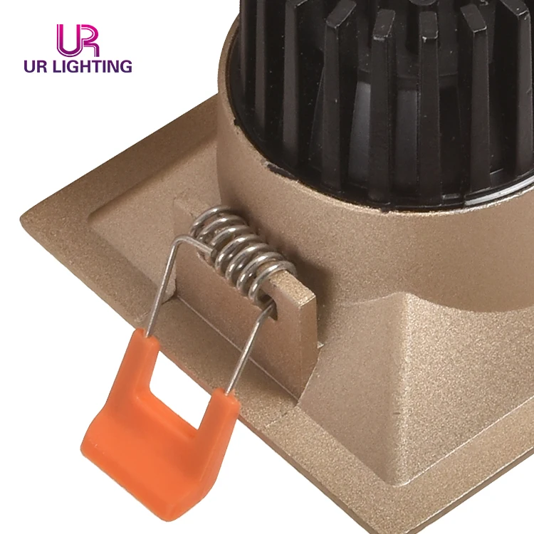 
High efficiency transparent light office shop COB 7w cob LED ceiling spotlights 