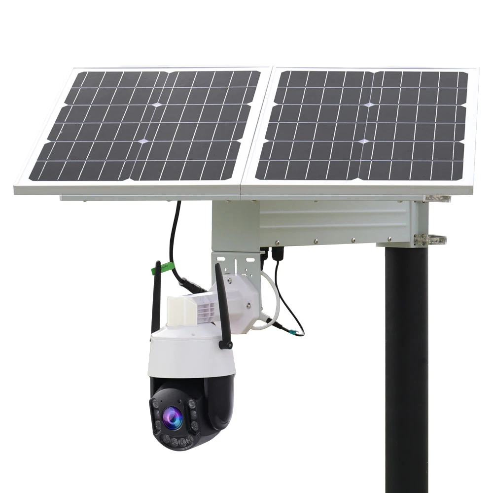 Сигнализация Tecdift camara ночное видение на солнечной батарее с 30-кратным увеличением карта памяти система видеонаблюдения PTZ наружная ферма 5 Мп 4 К Солнечная камера 4g
