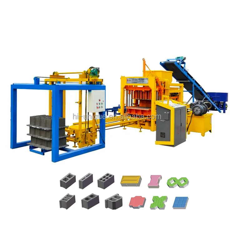 hot selling best price QT4-15 Hollow solid Brick block making Machinery