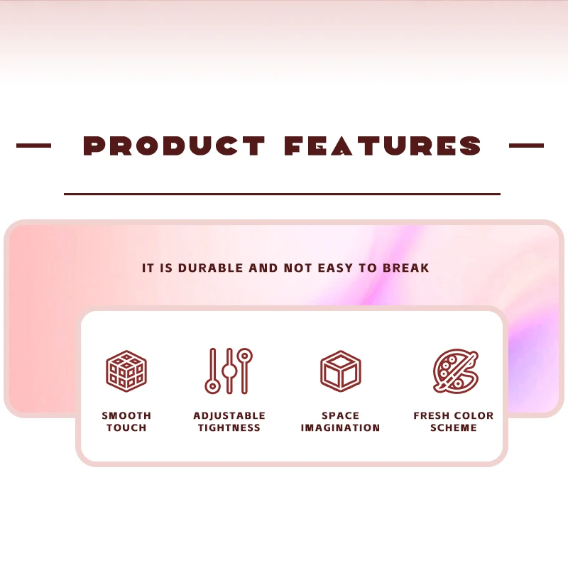 Fast magic Cube square cube Set square of Series Puzzle Toy for Kids Adults Beginners Speed Heteromorphic Smooth education