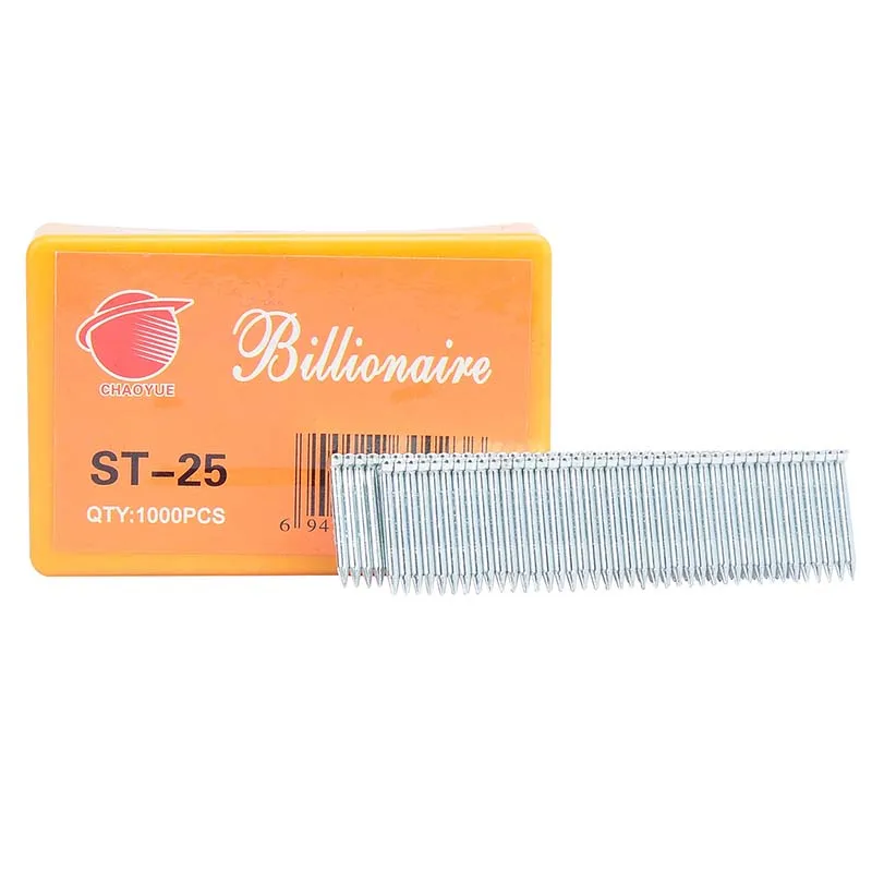 Прямая продажа с завода, гвозди для бетона ST25, длина 25 мм, 1 дюйм, гвозди для пневматического пистолета
