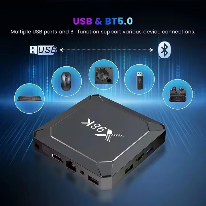 Best TV Media Player Global TV RK3528 8k Android 13 x98k Smart Android Tv Box No reviews yet
