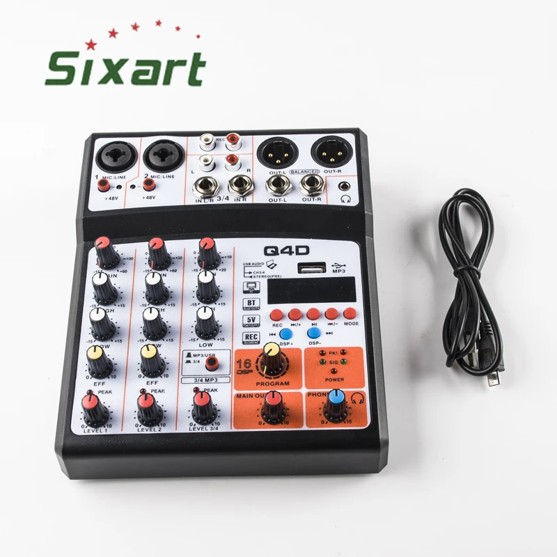 4CH mini professional MINI digital mixer for live house and