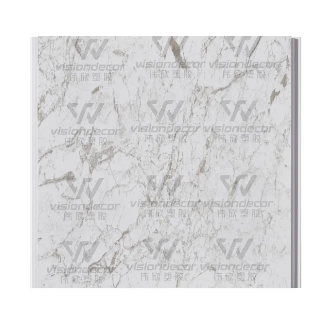 PVC ceiling panels for interior ceiling decoration in marble or sparkle texture
