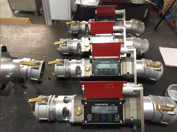 Ecotec Petrol Station Equipment Digital Discharging Turbine Flow Meter T80