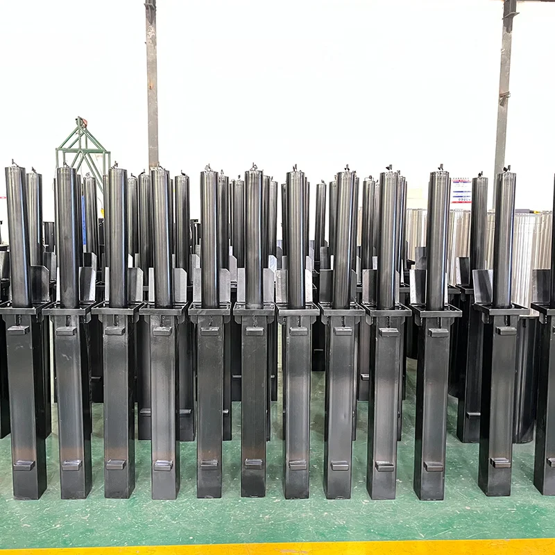 High Security Static Bollards Lift Assisted Telescopic Bollard Garage Anti-Theft Locking Bollards