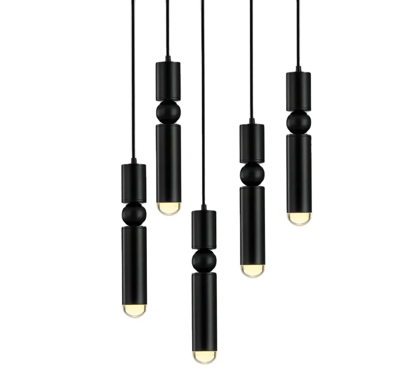 Pendant Lights Long Tube Lamp for Kitchen Dining Room Shop Bar Decoration Lighting