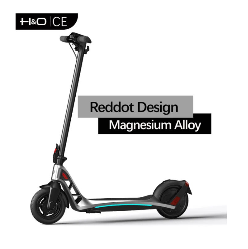 Fast Folding Foldable Step Skuter Elektryczny Ambient Lights Magnesium Alloy Big Power Elektrische Scooter For Adulte