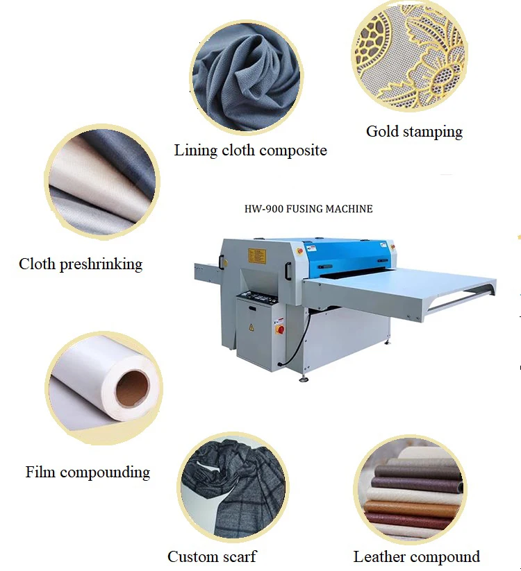 Interlining Fusing Press Machine Fabric Bonding Machine