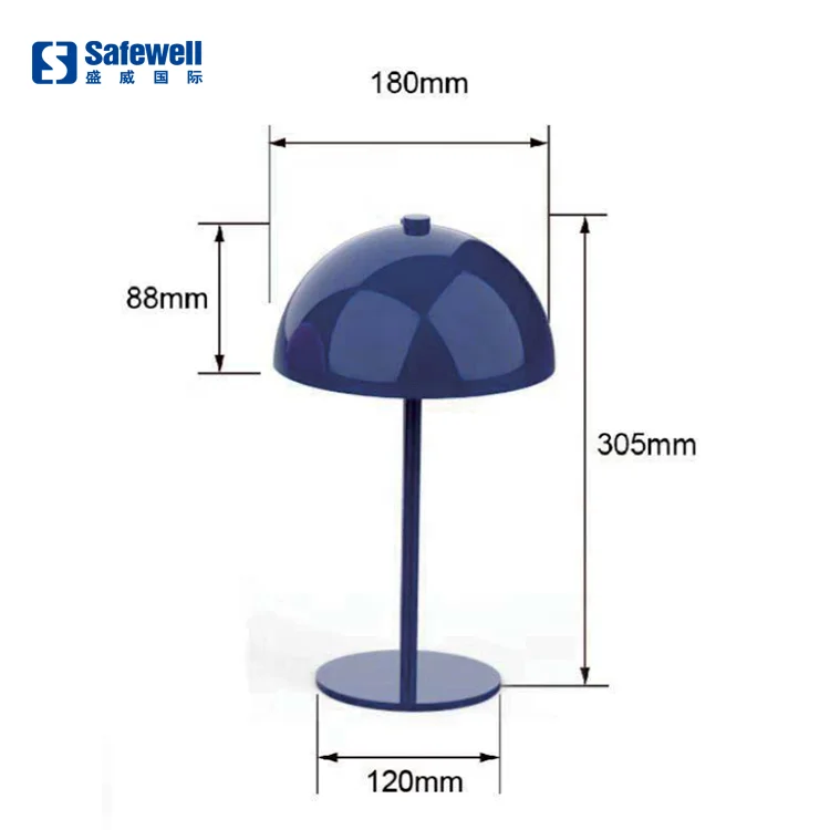 Hot Sale hotel home Decorative bar table lamp Semicircle Lampshade Modern Design Lamp