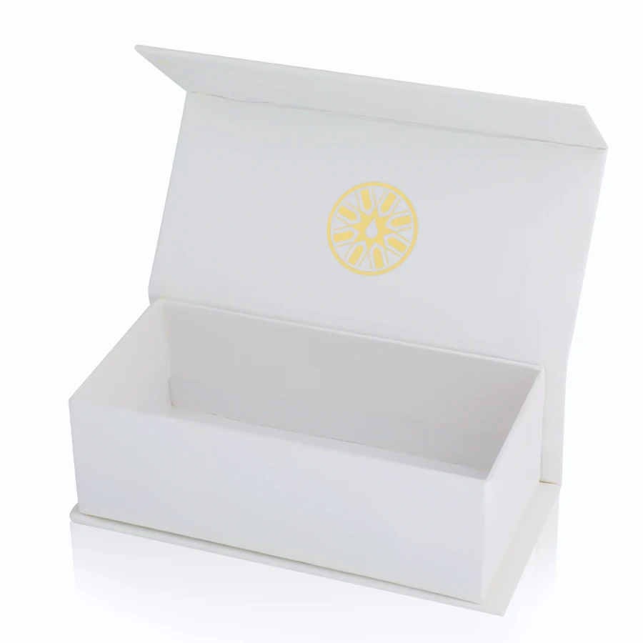 OEM Mini White Custom Design Logo Recycle EVA Insert Candy Chocolate Folding Magnetic Paper Box Thank You Wedding Birthday