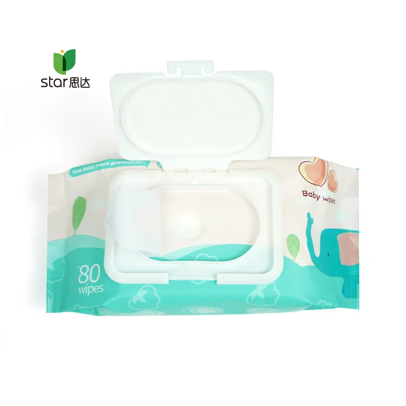 Nonwoven Packaging Individually Wrapped Restaurant Canned Cleaning Wet Wipes for Baby