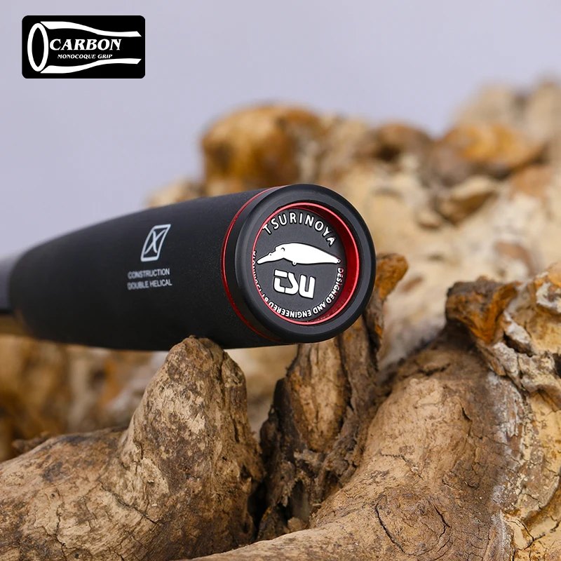 TSURINOYA New Fishing Rod Inspiration 2.21m/2.36m Fuji Accessories X-cross Carbon Belt ML Casting Spinning Bass Rod