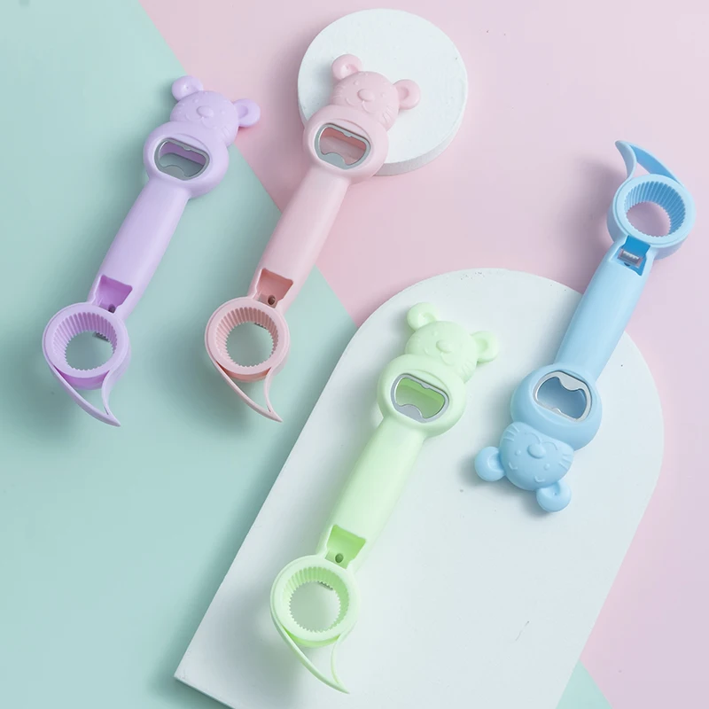 Лидер продаж 2024 многофункциональная открывалка для пивных бутылок пластиковая консервных банок из нержавеющей стали руководство кухни и столешницы