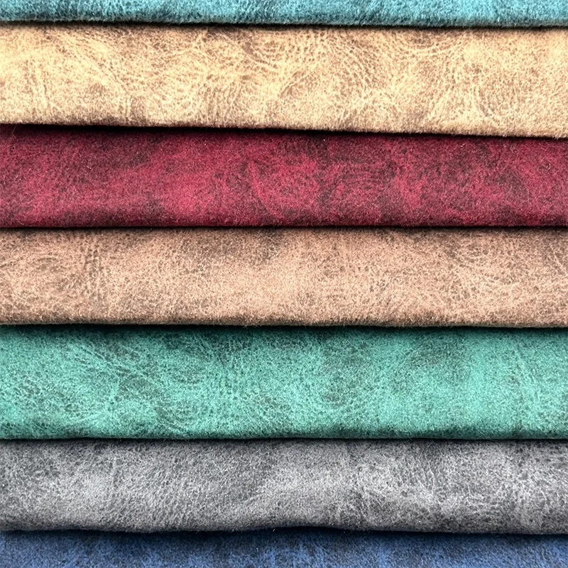 Home furniture textiles sofa fabric wholesale plain printed holland velvet polyester velvet fabric for headboard sofa