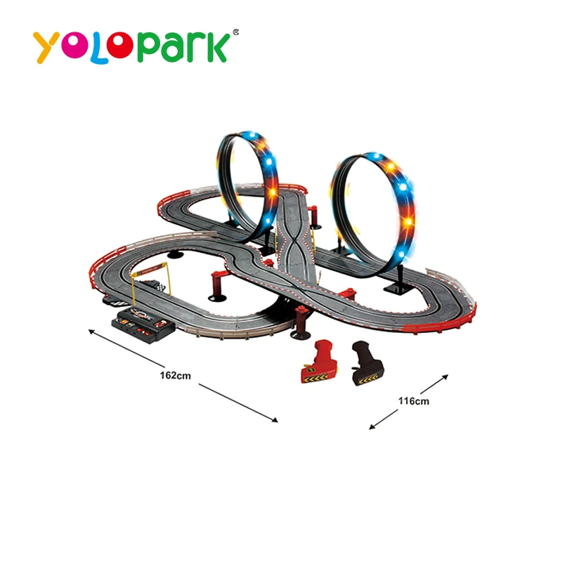 Racing Car Track Toy Electric Slot Track Set Gifts