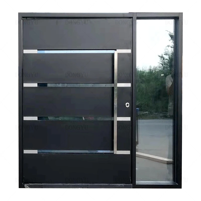 American Style Contemporary Modern Main Entrance Wooden Doors For Houses Modern  house entrance door