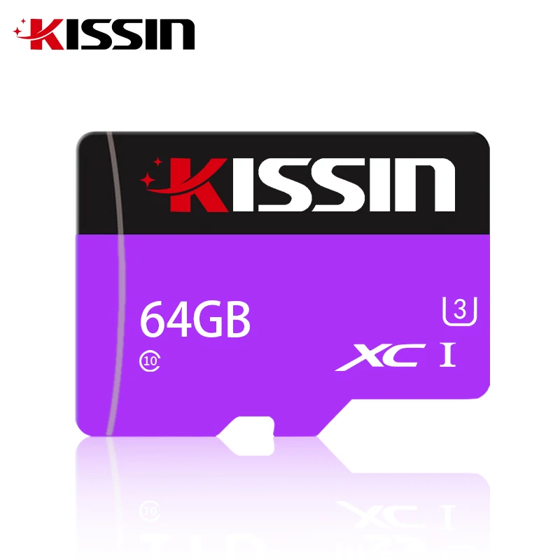 KISSIN оригинальный мобильный телефон SD карта памяти оптом TF карты класс 10 U3 32 Гб 64 128 ГБ для MP3 GPS