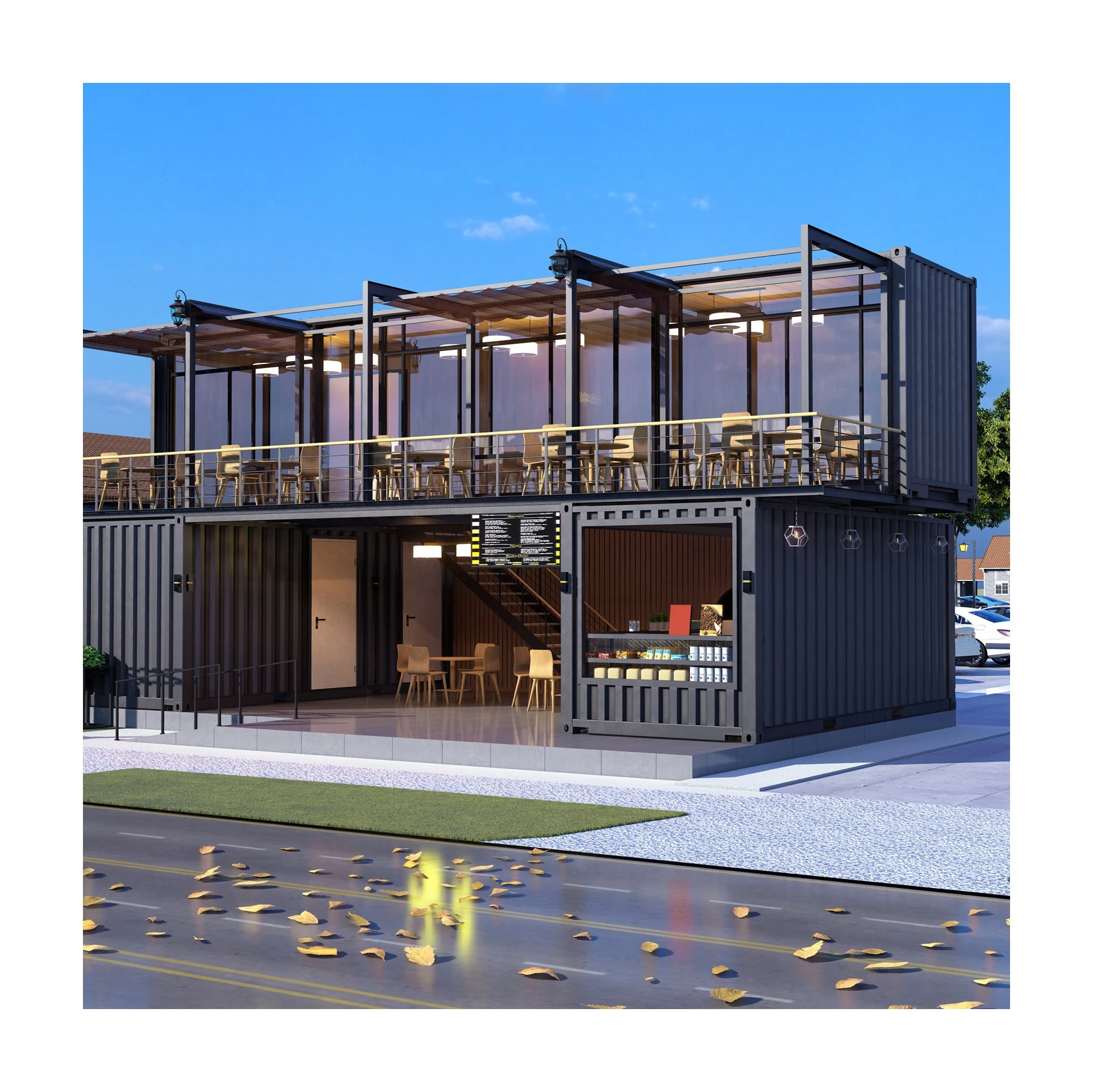 2021 Special hot selling 40 foot container prefab homes houses for sale on line