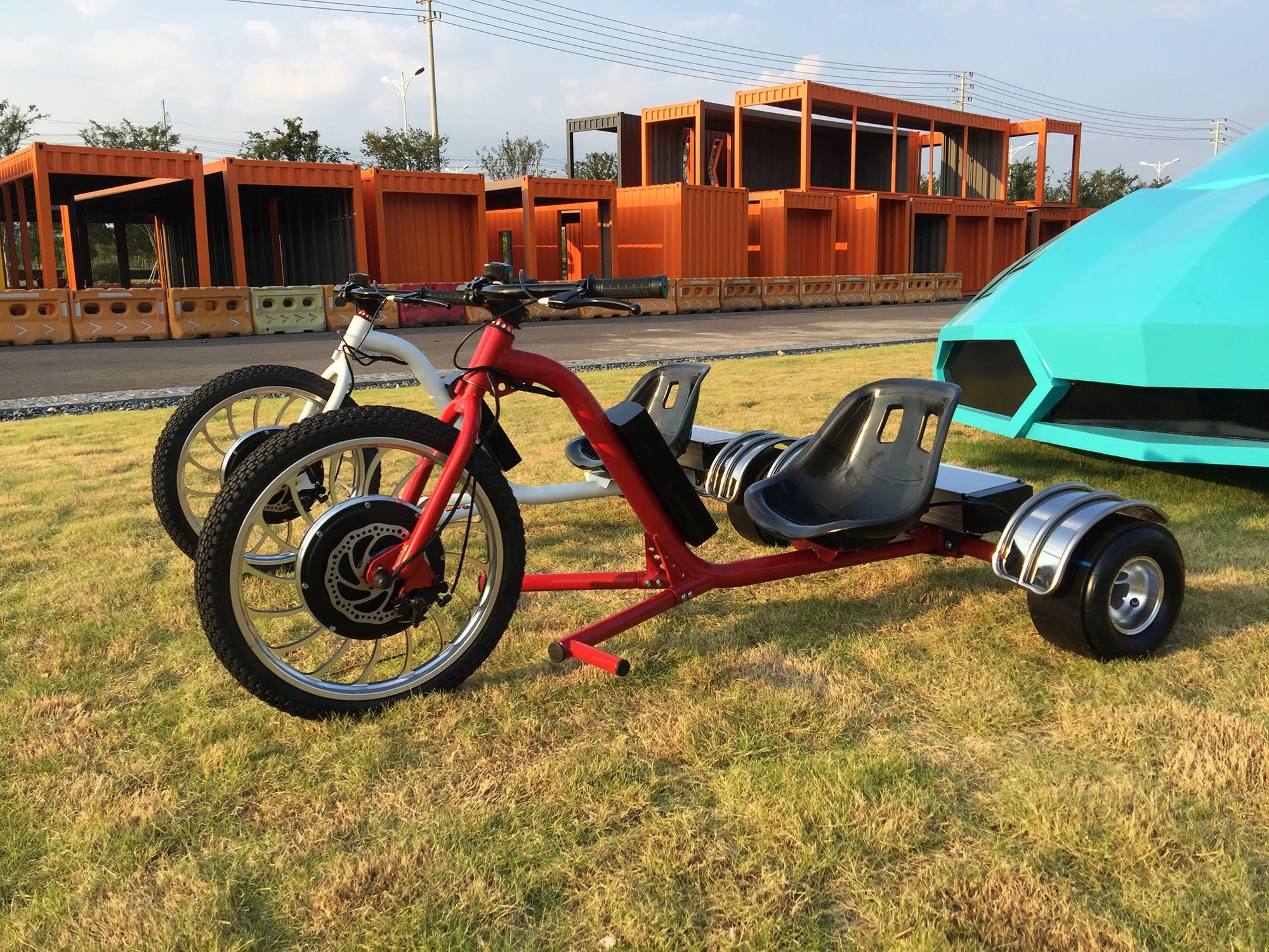 Funrun 1000W brushless motorized electric drift trike CE approved