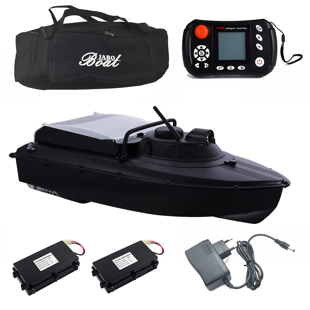 JABO2BG-20A*2+Knapsack GPS Auto navigation fish finder bait boat Auto baiting robot German warehouse delivery Store 16 points