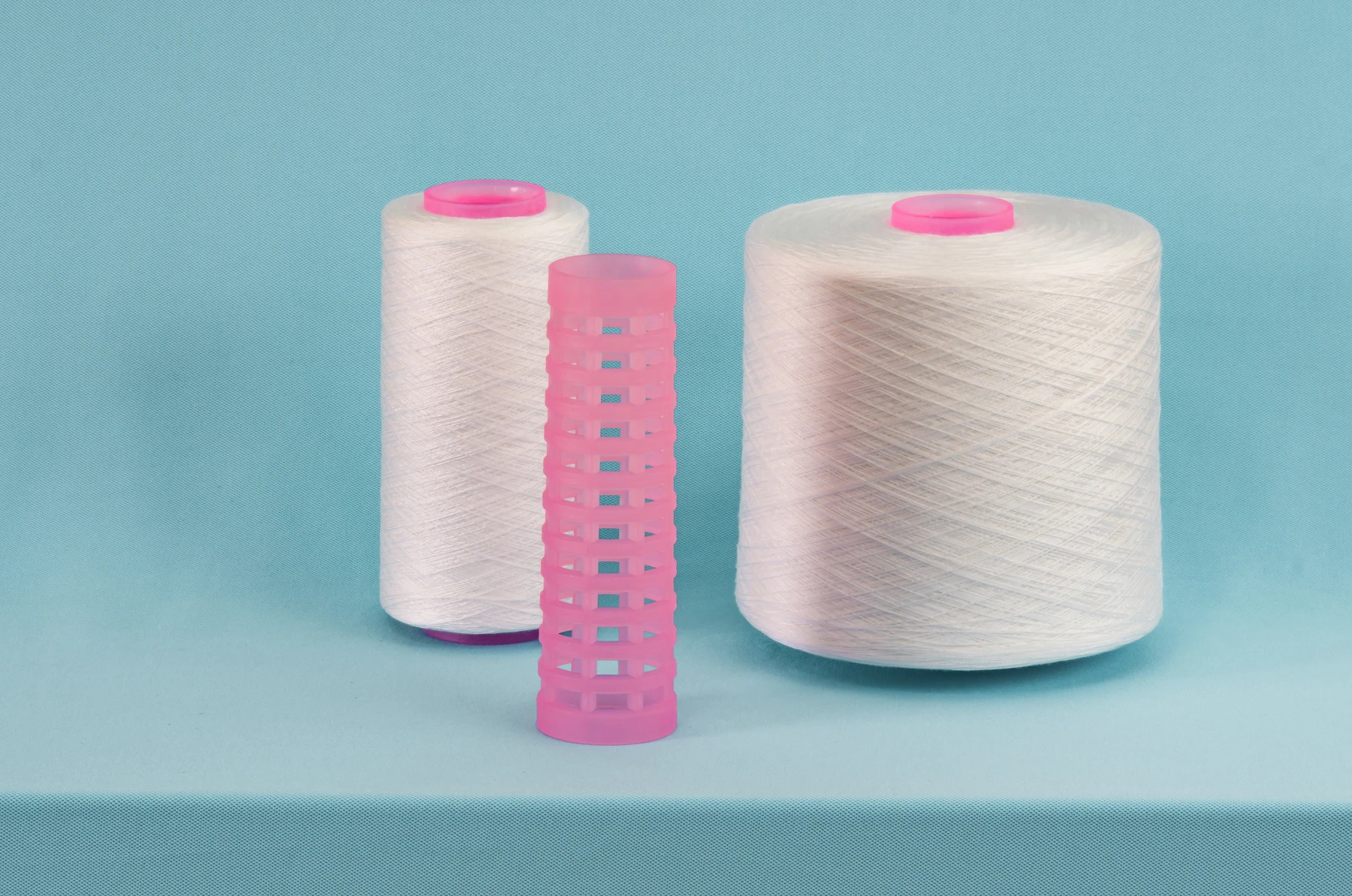  40/2 raw white color spun polyester thread for sewing