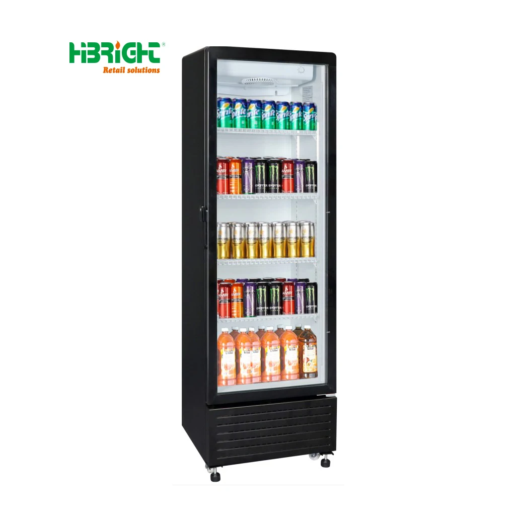 Supermarket 220V 240V Commercial Upright Display Chiller Freezer Convenience Store Refrigerator Cooler