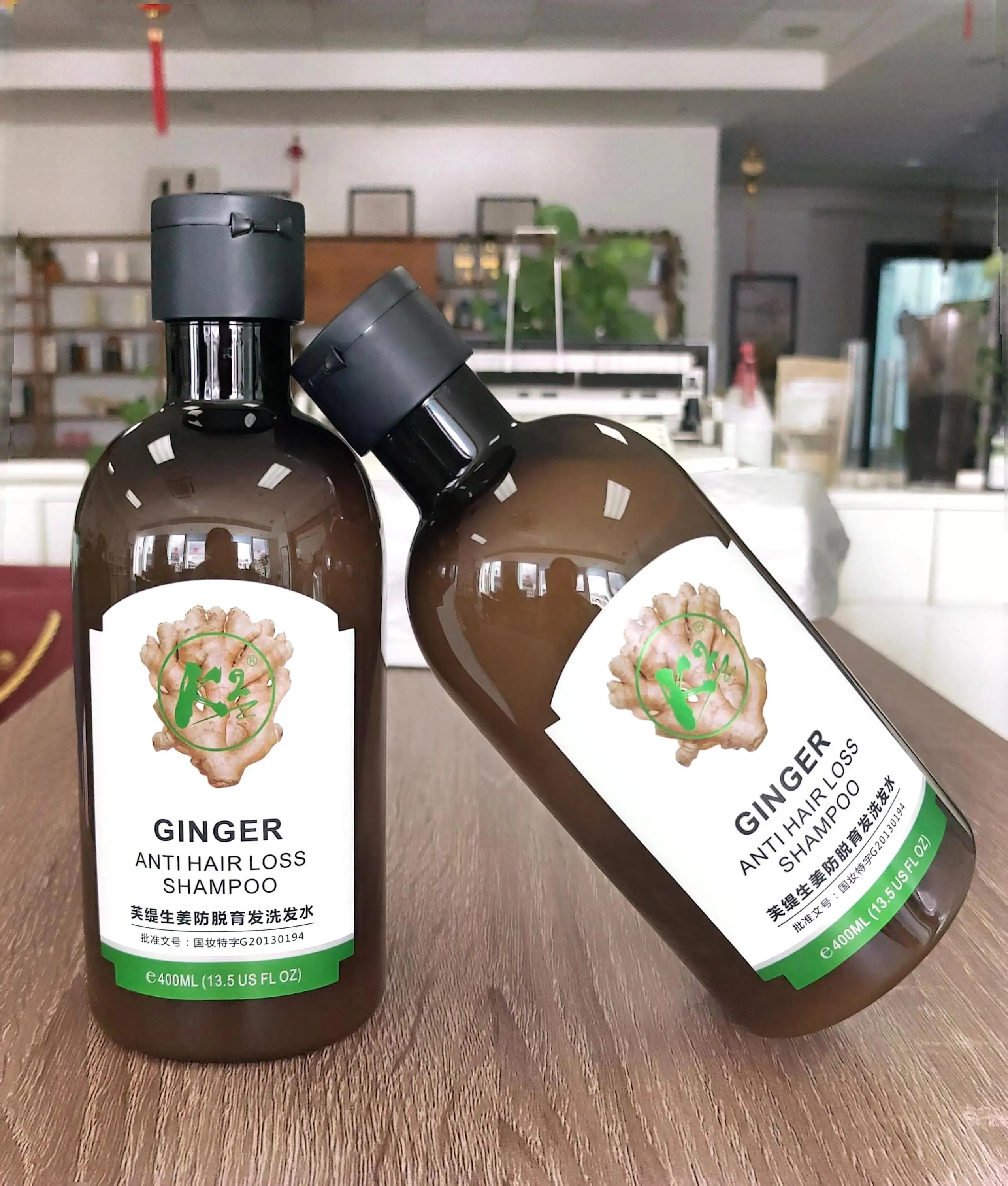 400ML Hair Clarifying Shampoo Ginger Anti Hair Loss Shampoo wholesale hair shampoo manufacturer