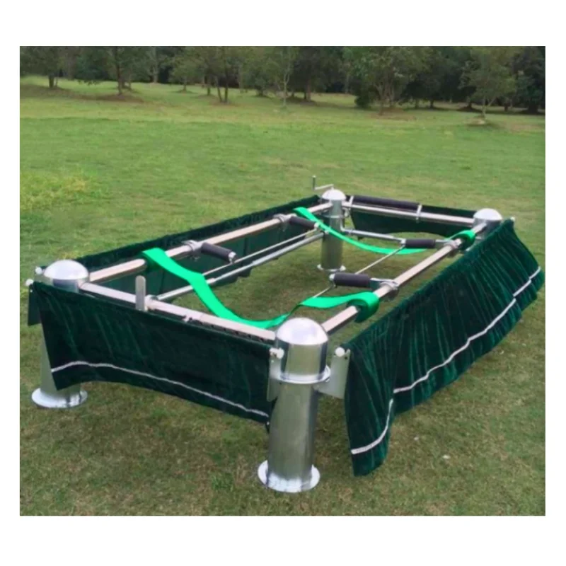 THR-LD003 Funeral Products Coffin Accessories Stainless Steel Casket Lowering Device Cemetery