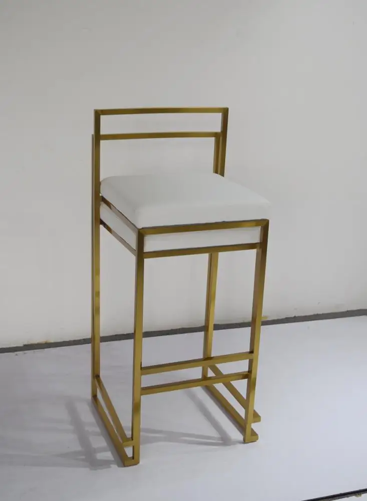 LC44 высокий белый бар промышленный с квадратным основанием для свадьбы