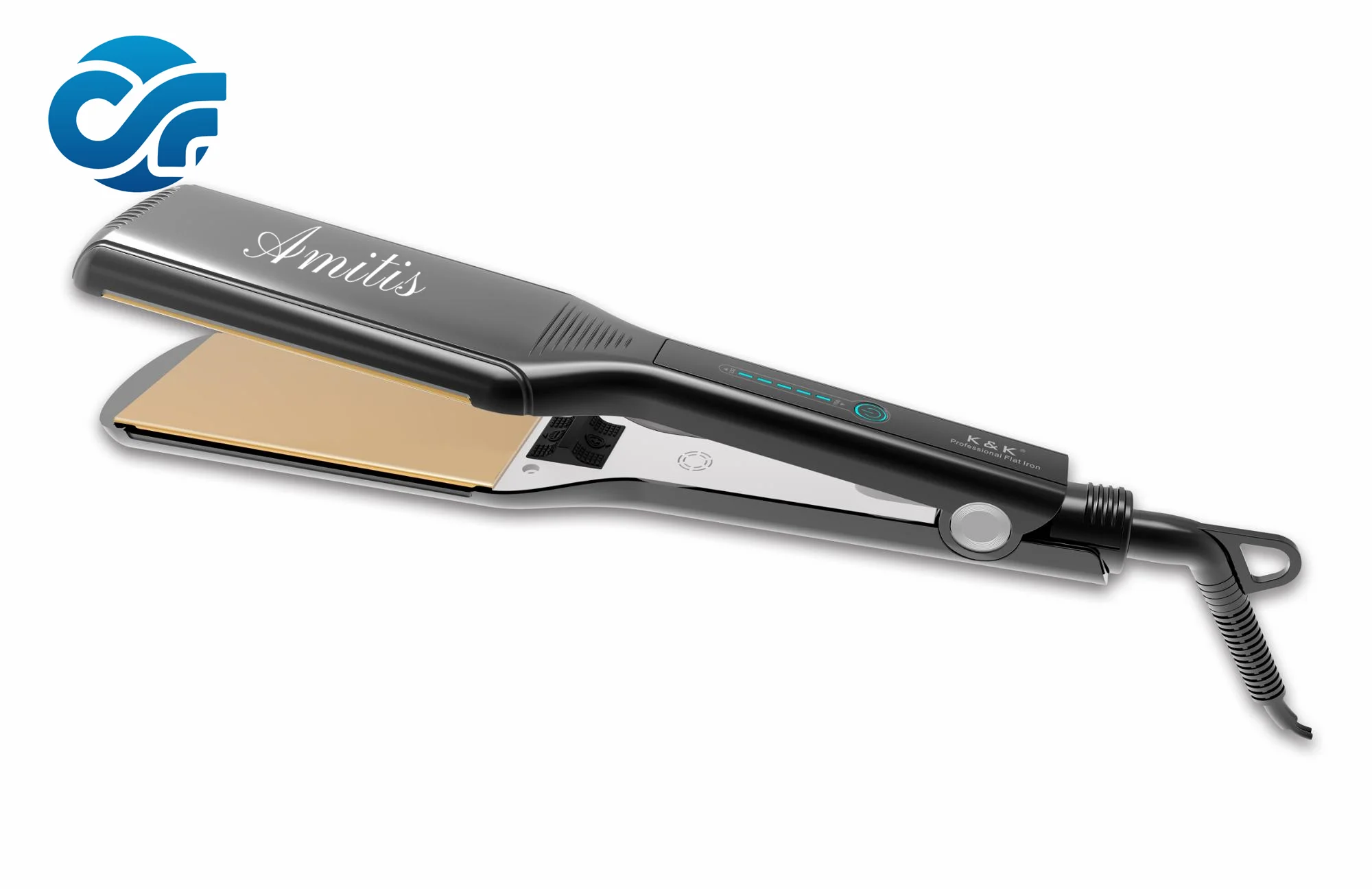 Amitis Professional Titanium Flat Irons Super Wide Titanium Plate Wholesale Custom High Quality Flat Irons