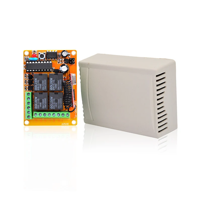 YET404PC 4 channels universal RF long range wireless remote control rf door controller and receiver