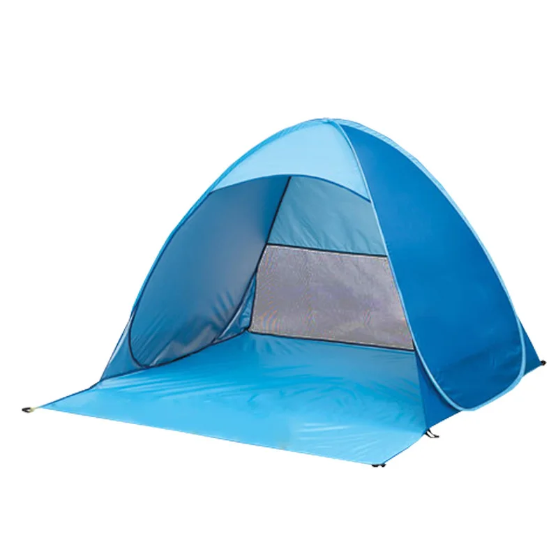Customized Pop Up Beach Tent Camping Family Tent Lightweight Sun Shelter Outdoor Tents Wholesale