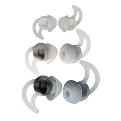 HZ-061 Silicone Replacement Double Color Anti Skid Earbud Tip Earpad Ear Hook for Earphone cover Earphone Hang