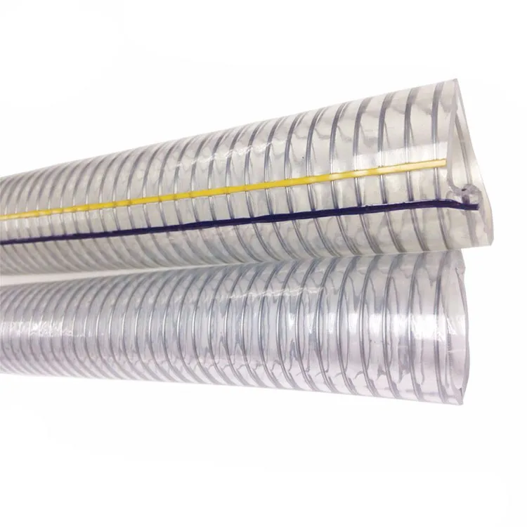 EASTOPS Low Temperature Flexible PVC Transparent Spiral Steel Wire Reinforced Hose Pipe Float