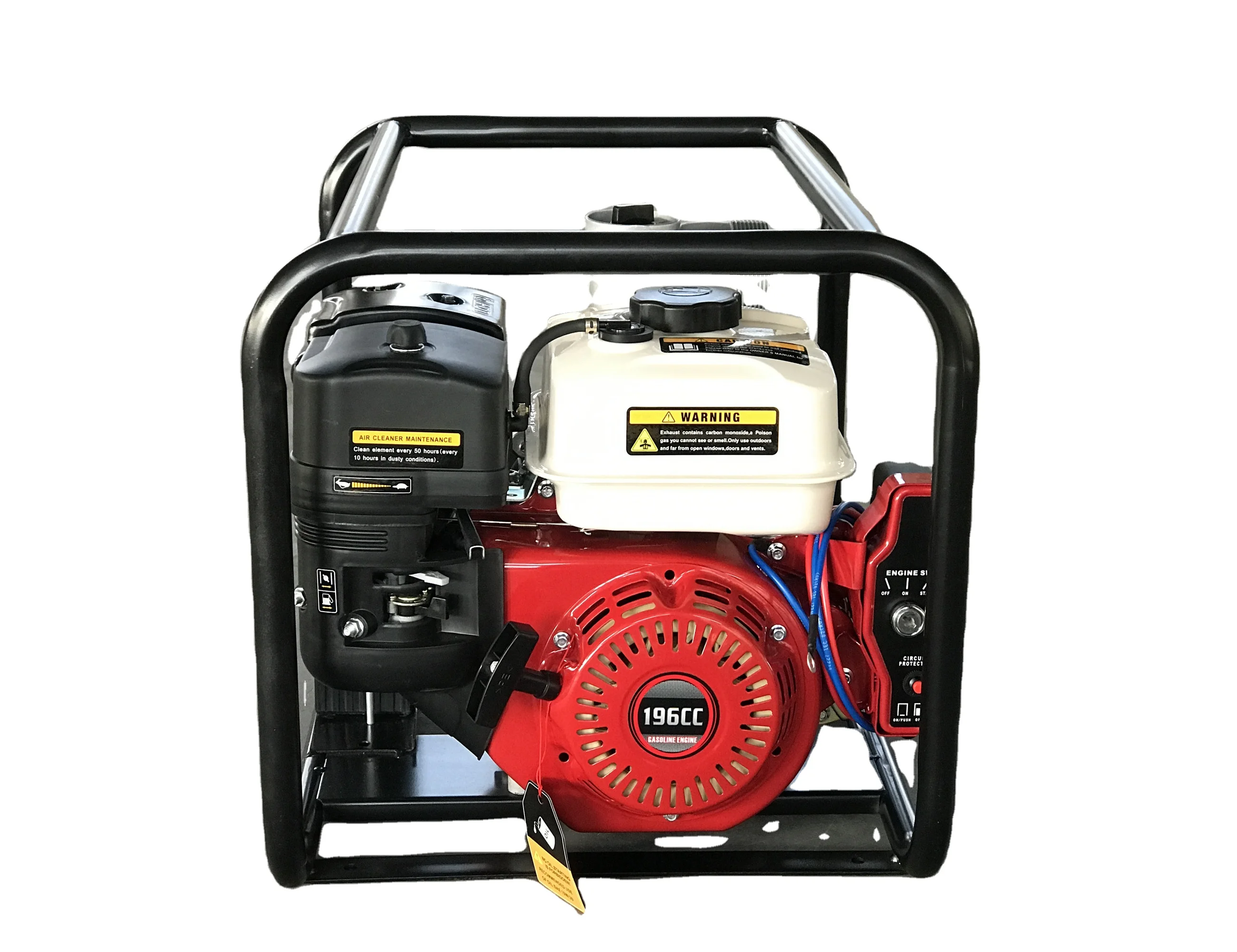 168F 6.5HP 2 дюймов SNB50 WP20 50 мм Выпускной промышленный бензиновый двигатель, насос для чистой воды для строительства
